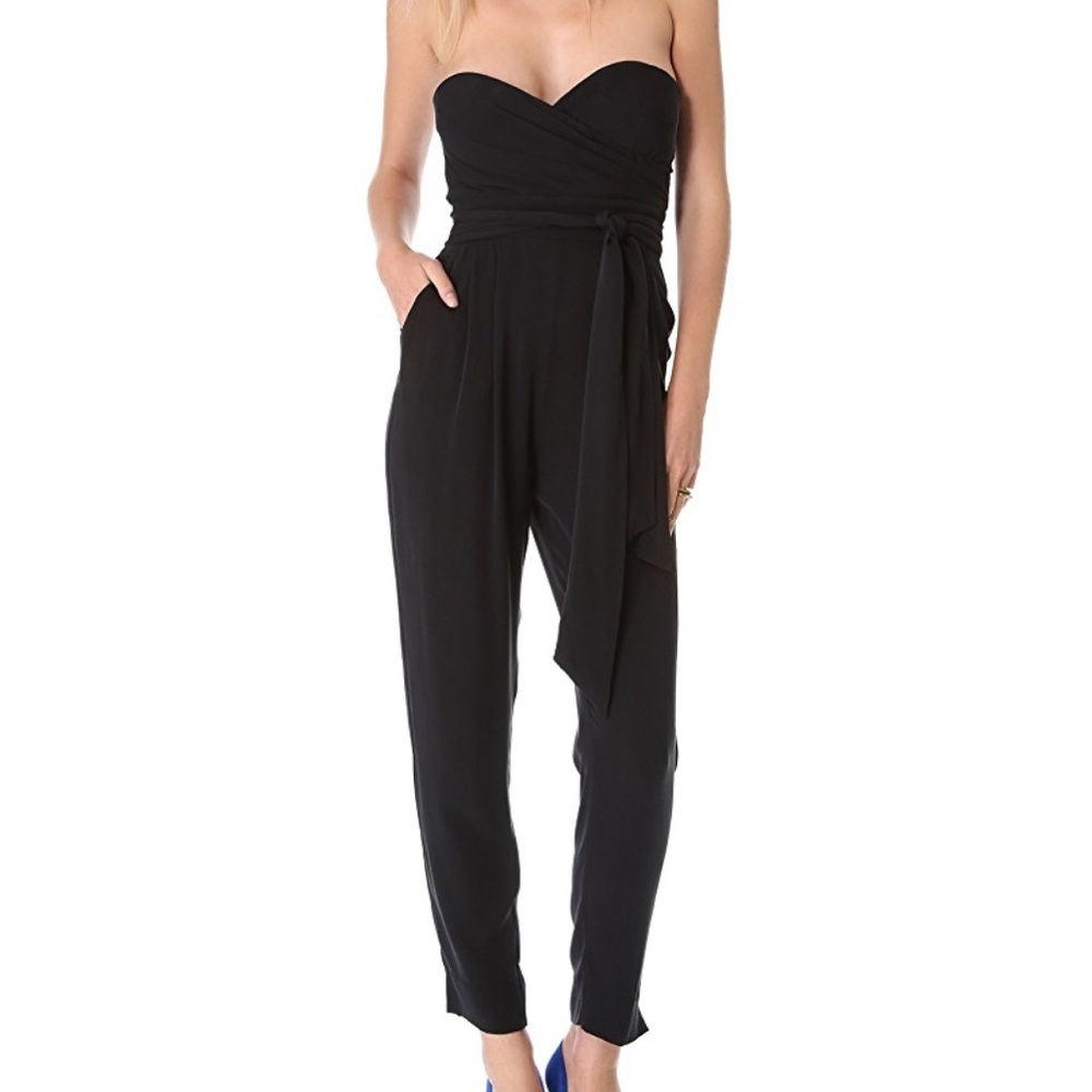 Catherine Malandrino Strapless Jumpsuit Size 2